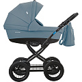 Детская коляска AroTeam Cocoline Prima 18 2 в 1, эко-кожа (05 Серо-Голубой
						
					) — Фото