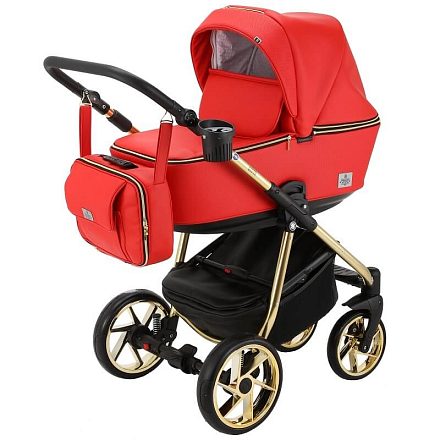 Детская коляска BeBe-Mobile Gusto Special Edition Deluxe 2 в 1, экокожа