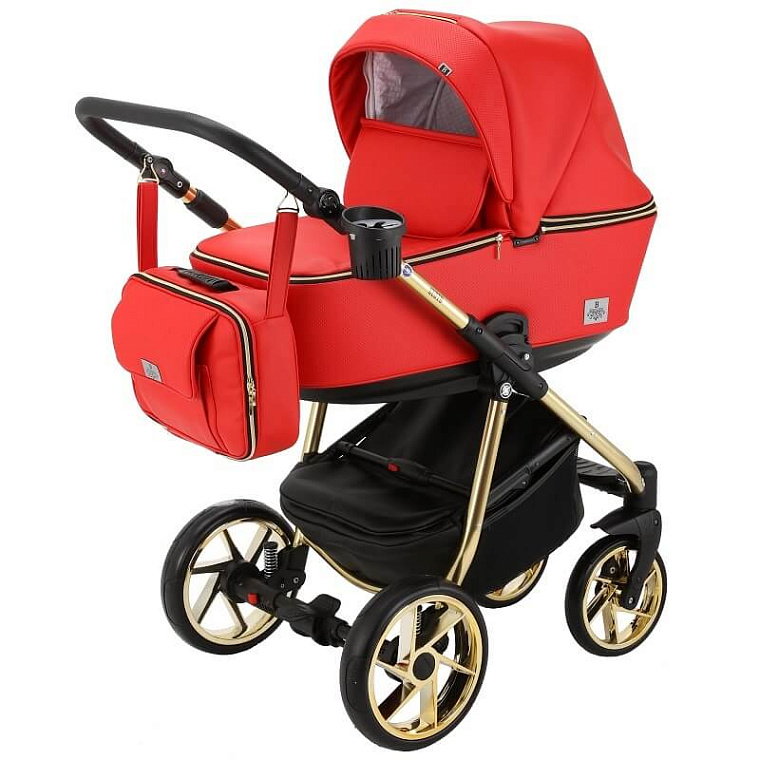 Детская коляска BeBe-Mobile Gusto Special Edition Deluxe 2 в 1, эко-кожа — архивное фото