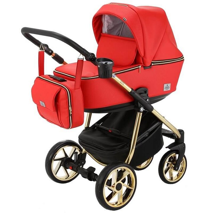 Детская коляска BeBe-Mobile Gusto Special Edition Deluxe 2 в 1, экокожа — как выглядит в жизни