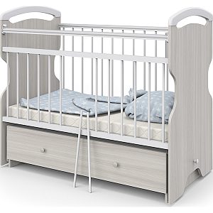Детская кроватка Атон Мебель Elsa +, поперечный маятник/ящик