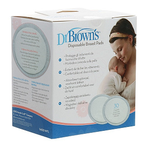 S4022 Прокладки одноразовые для груди Dr Brown's 30 шт.