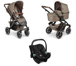 Детская коляска ABC-Design Salsa 4 Air 3 в 1 на черной раме