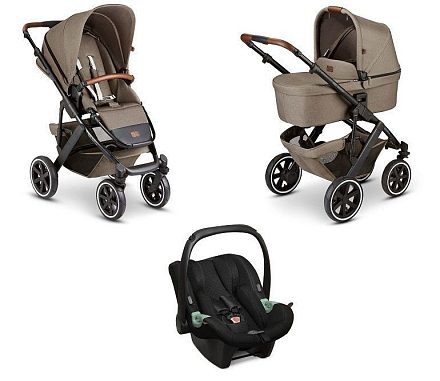 Детская коляска ABC-Design Salsa 4 Air 3 в 1 на черной раме