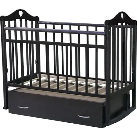 Детская кроватка Антел Каролина 4 +, поперечный маятник/ящик