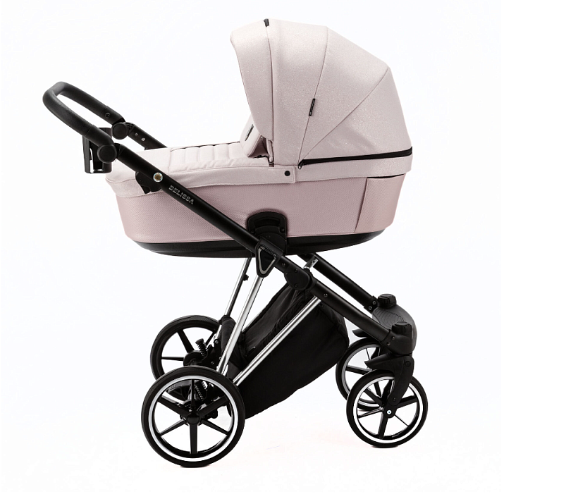 Детская коляска Adamex Belissa Special Edition 2 в 1 на серебряной раме — как выглядит в жизни