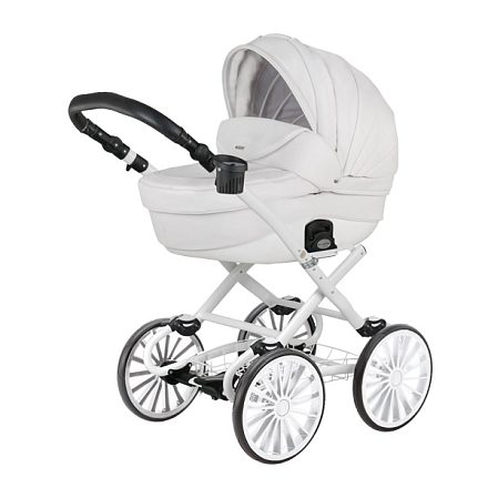 Детская коляска BeBe-Mobile Giulia Deluxe Carbon 2 в 1, эко-кожа