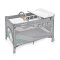Детская кровать-манеж Baby Design Dream NEW (Light Gray - 07 2019
						
					) — Фото