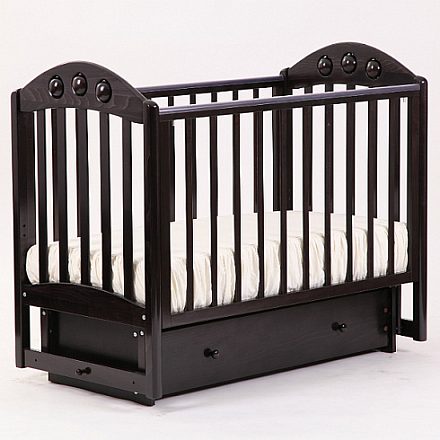 Детская кроватка Кубаньлесстрой Орхидея АБ 24.2, поперечный маятник/ящик