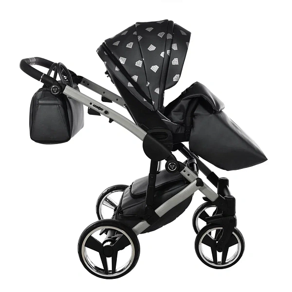 Детская коляска Junama Glow V2 3 в 1 на серебряной раме фото 18
