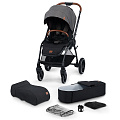 Детская коляска Kinderkraft Evolution Cocoon 2 в 1 (Platinum Grey
						
					) — Фото