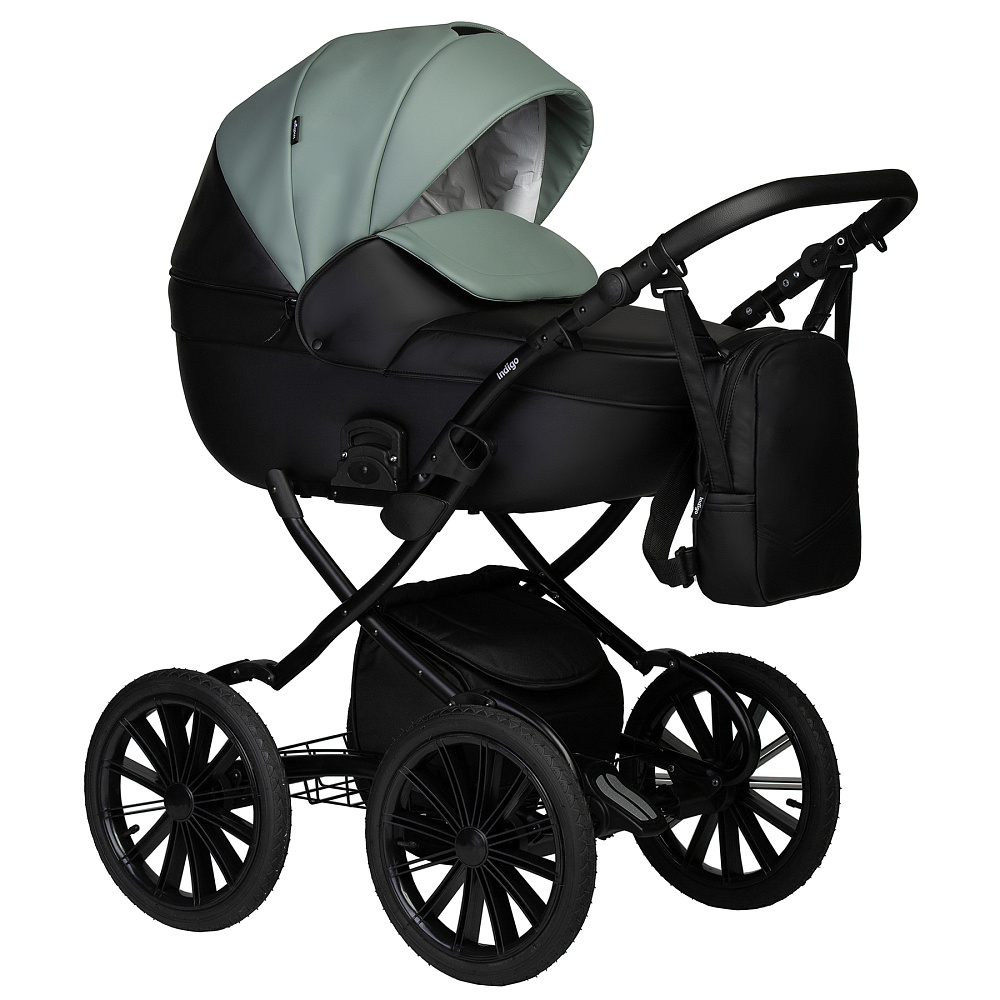 Детская коляска Indigo Mio Eco Plus 14 2 в 1 - Фото