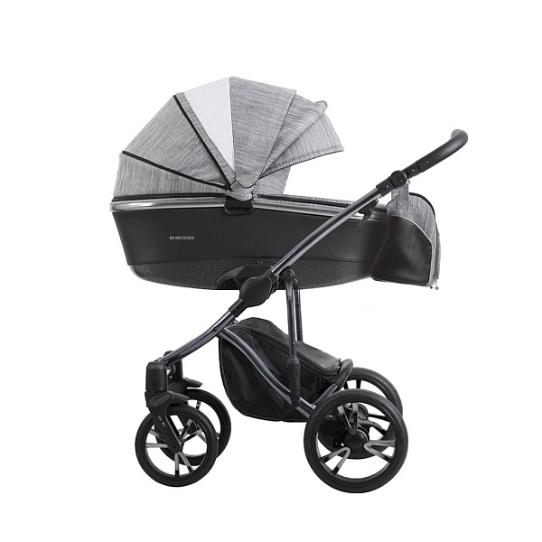 Детская коляска Bebetto Bresso Premium Class Dark 2020 3 в 1 фото 3