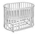 Детская кроватка-трансформер Sweet Baby Delizia V2 9 в 1 (Белый
						
					) — Фото