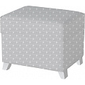 Пуфик с ящиком Micuna Foot Rest (Galaxy Grey / Ножки White) — Фото
