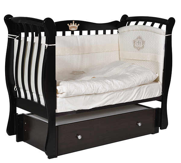 Детская кроватка Кедр Viola 3 автостенка/универсальный маятник фото 1