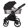 Детская коляска Tutis Novo Reflective 2 в 1 (Pearl Metalic/Black Reflective Print
						
					) — Фото