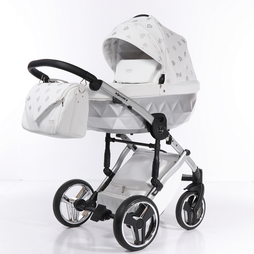 Детская коляска Junama Diamond Glow 2 в 1, эко кожа - Фото