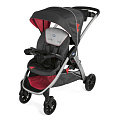 Детская прогулочная коляска для двойни Chicco Stroll'In'2 (Lava
						
					) — Фото