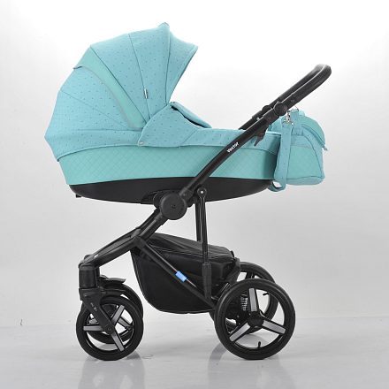 Детская коляска Mr Sandman Vector Premium 3 в 1, ткань+экокожа