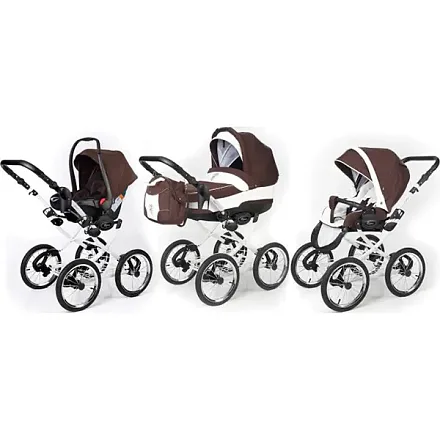 Детская коляска Esspero Classic 3 в 1, шасси White