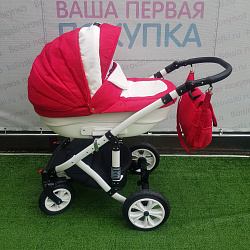 Детская коляска Gusio Florencja New 2 в 1, с переноской