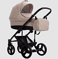 Детская коляска Bebetto Magnum Prima 2 в 1 (06 св.бежевая кожа
						
					) — Фото