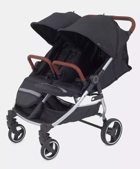 Детская прогулочная коляска для двойни Mowbaby Tandem — как выглядит в жизни