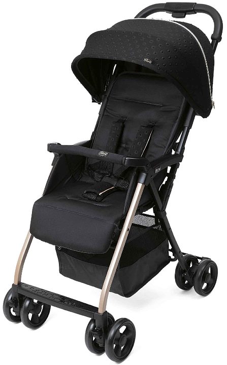 Детская прогулочная коляска Chicco Ohlala 3 на черной раме — как выглядит в жизни