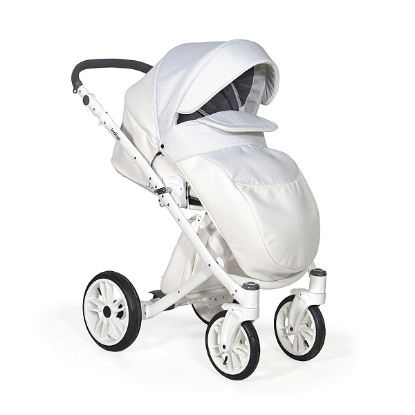 Детская коляска Indigo Porto 2 в 1, эко-кожа фото 2