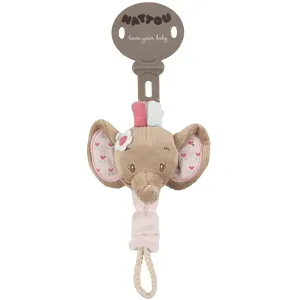 Игрушка-держатель соски Nattou Pacifinder Charlotte &amp;amp;amp; Rose Слоник Слоник 655163