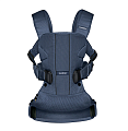 Многофункциональный рюкзак-кенгуру BabyBjorn One Air для ношения ребёнка на груди и на спине (Темно-синий) — Фото