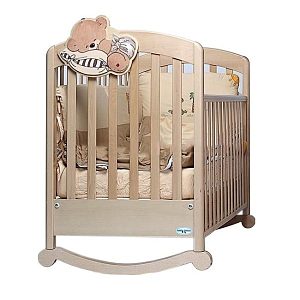 Детская кроватка Baby Italia Leo, полозья/ящик