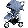 Детская прогулочная коляска Airbuggy Coco Brake (Melange denim
						
					) — Фото