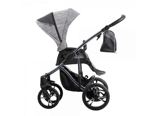 Детская коляска Bebetto Bresso Premium Class Dark 2020 2 в 1 фото 2