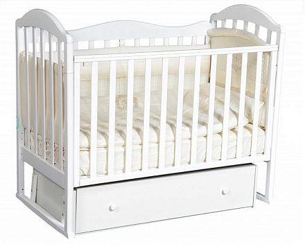 Детская кроватка ByTwinz Gabriella 1, универсальный маятник/ящик
