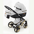 Детская коляска Ray Ultra Gold 2 в 1 (31 белая кожа-черный
						
					) — Фото