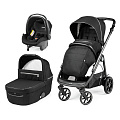 Детская коляска Peg-Perego Veloce SL Modular 3 в 1 (Black Shine
						
					) — Фото