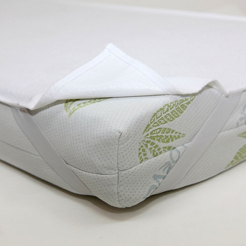 Наматрасник Топотушки 01.25 на резинках по углам, махра+мембрана, 120 х ...