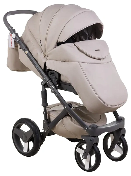Детская коляска Adamex Monte Deluxe Carbon 2 в 1 фото 3