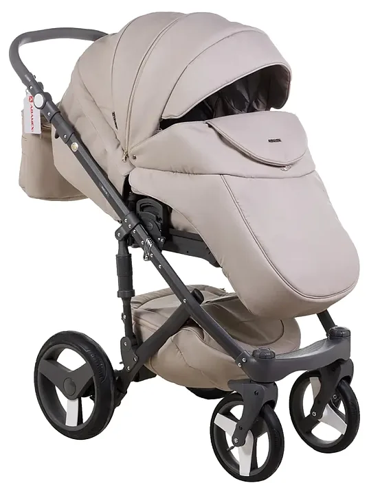 Детская коляска Adamex Monte Deluxe Carbon 2 в 1 — как выглядит в жизни