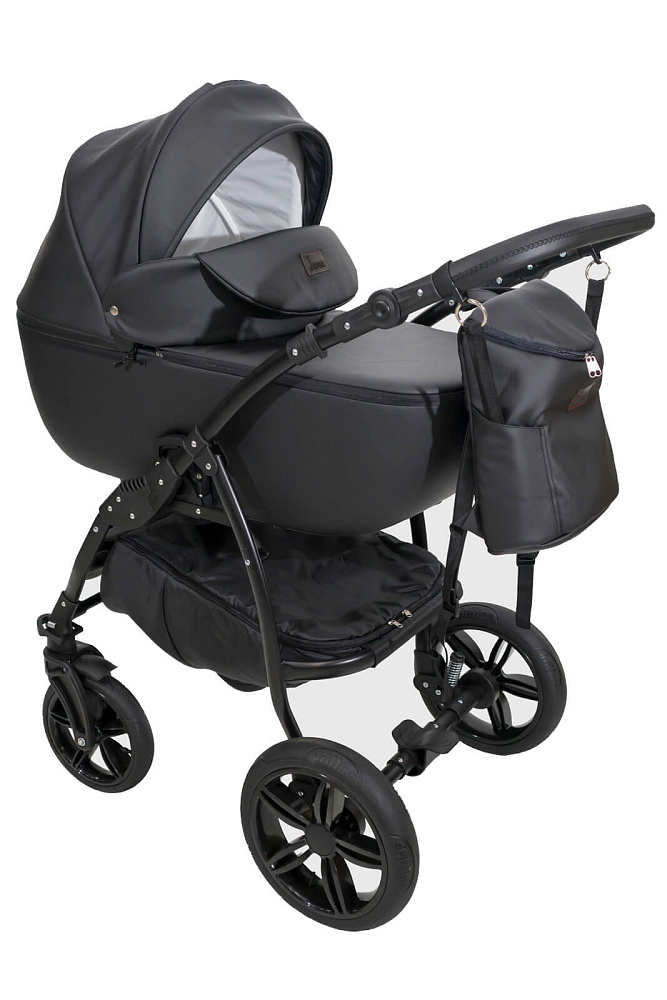 Детская коляска Jaxee Rosa 2 в 1, 100% эко кожа - Фото