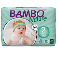 Подгузники для новорожденных Bambo Nature (Mini 3-6 кг (30 шт)) — Фото