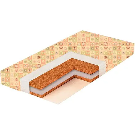 Детская кроватка Bambola PС-6 Беспружинный матрас в Puff Comfort 6 см бязь 60х120