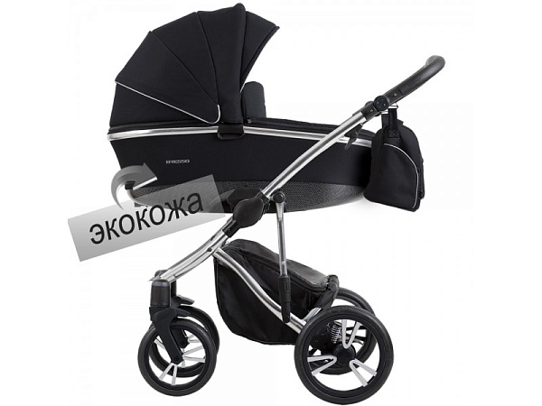 Детская коляска Bebetto Bresso Premium Class Silver 2020 2 в 1 фото 1