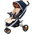 Детская прогулочная коляска Liko Baby BT-1218B (Джинсовый
						
					) — Фото