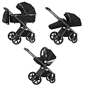 Детская коляска Carrello Ultimo CRL-6512 3 в 1 (Deep Black
						
					) — Фото