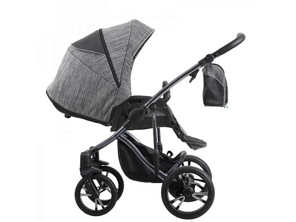 Детская коляска Bebetto Bresso Premium Class Dark 2020 2 в 1 фото 8