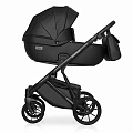 Детская коляска Riko Basic Montana Ecco 3 в 1 (12 Black (черный)
						
					) — Фото