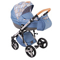 Детская коляска Lonex Comfort Carrello 2 в 1 (03 Blue Sea
						
					) — Фото